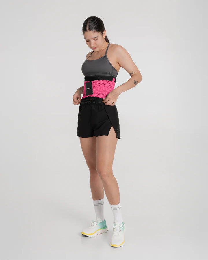Faja Cinturilla Doble Ajuste Fucsia Sportfitness