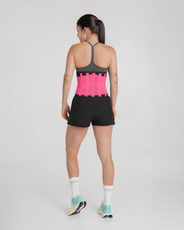 Faja Cinturilla Doble Ajuste Fucsia Sportfitness