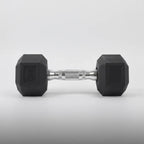 Mancuerna Hexagonal Encauchetada de 5KG Sportfitness