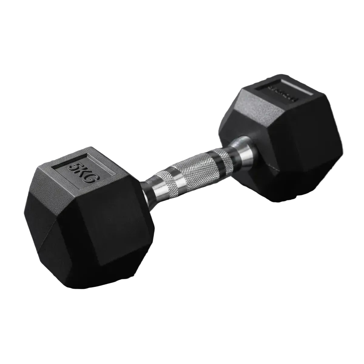 Mancuerna Hexagonal Encauchetada de 5KG Sportfitness